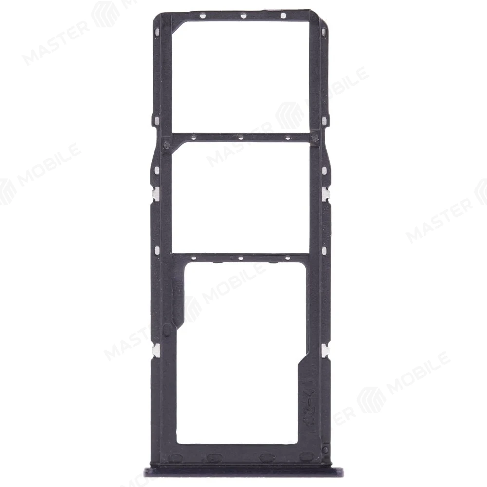 Держатель сим-карты для Samsung A217 Galaxy A21s (черный) фото №2