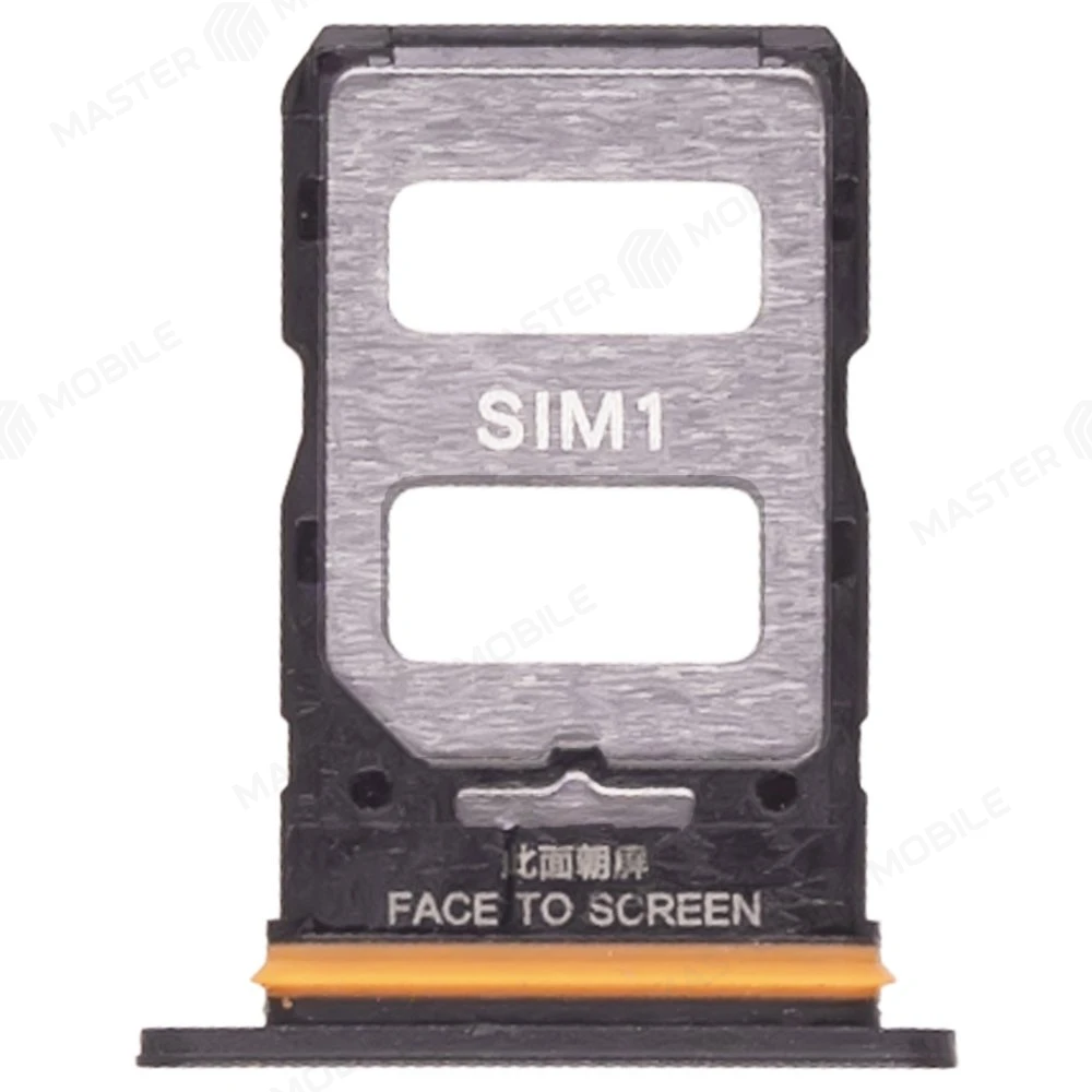 Держатель сим-карты для Xiaomi Redmi Note 13 Pro+ 5G (23090RA98C) (черный) фото №1