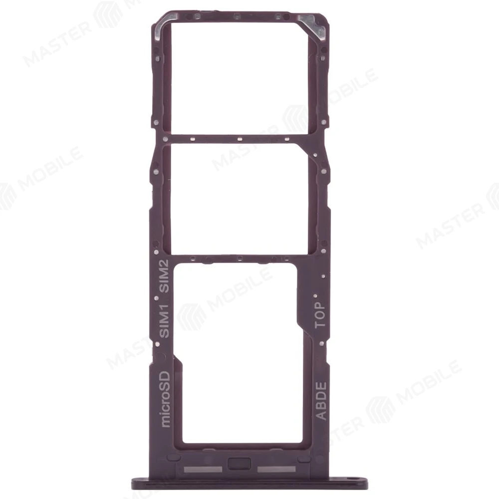 Держатель сим-карты для Samsung A245 Galaxy A24 (бордовый) фото №1