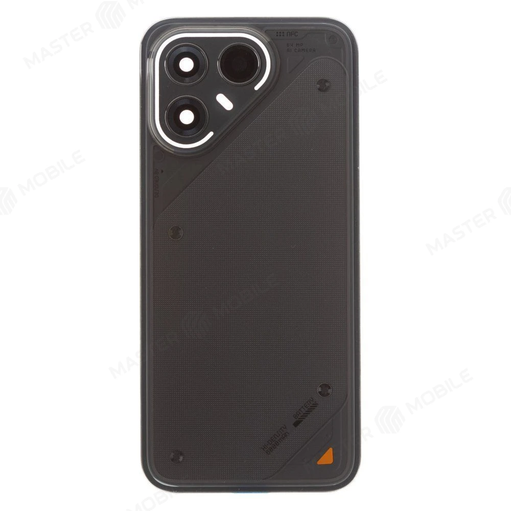 Задняя крышка для Tecno Pova 7 Pro 5G (LJ8) (черный) (в сборе со стеклом камеры) (ORIG100)