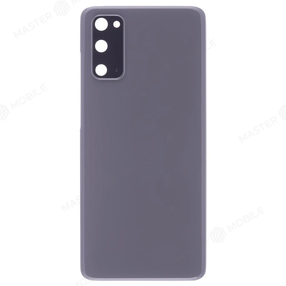 Задняя крышка для Samsung G980 Galaxy S20 (серый) (в сборе со стеклом камеры)