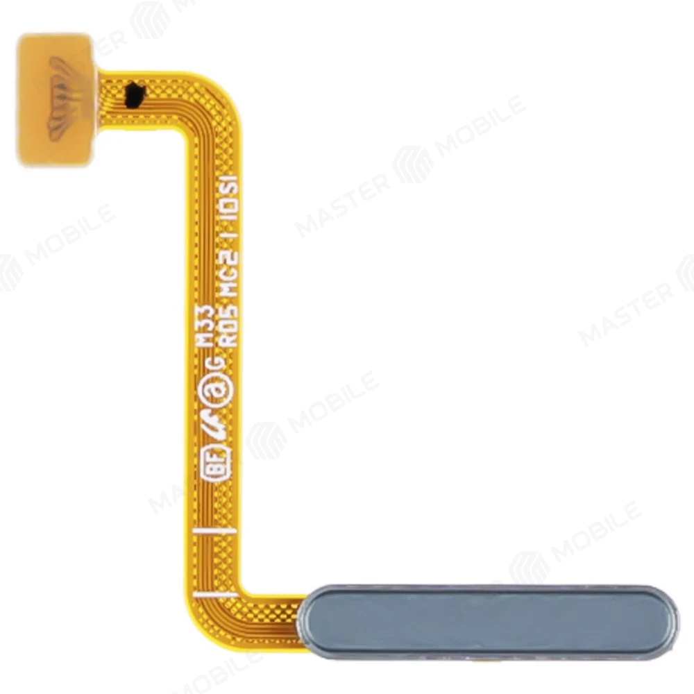 Шлейф для Samsung M336 Galaxy M33 5G с комп. + сканер отпечатка пальца (кнопка включения) (зеленый)  фото №1