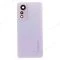 Задняя крышка для Xiaomi 12 Lite (2203129G) (розовый) (в сборе со стеклом камеры) (ORIG100)  фото №1