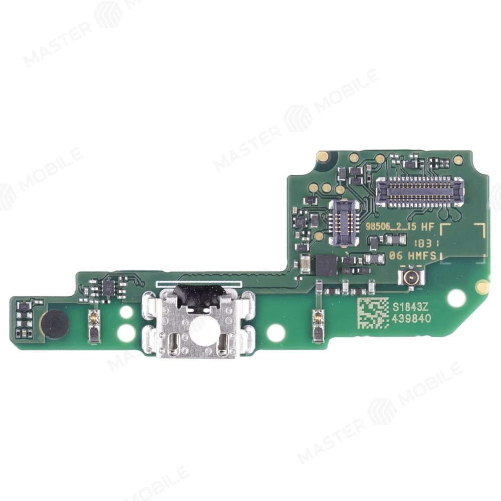 Нижняя плата для Xiaomi Redmi 6 (M1804C3DG) / Redmi 6A (M1804C3CG) с комп. + разъем зарядки + микрофон (ORIG100)  фото №1