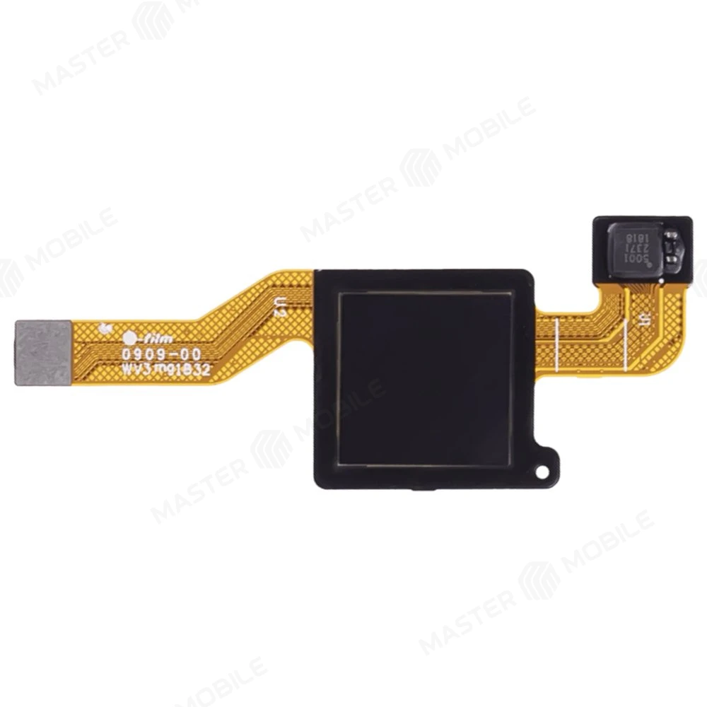 Шлейф для Xiaomi Redmi Note 5 / Redmi Note 5 Pro с комп. + сканер отпечатка пальца (черный)  фото №1