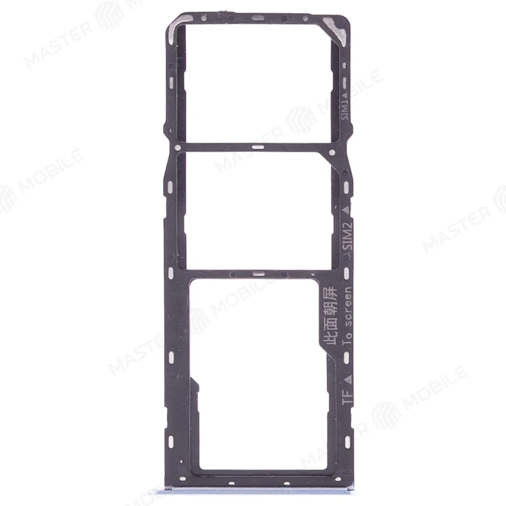 Держатель сим-карты для Realme C25 / C25S (RMX3195) (голубой)