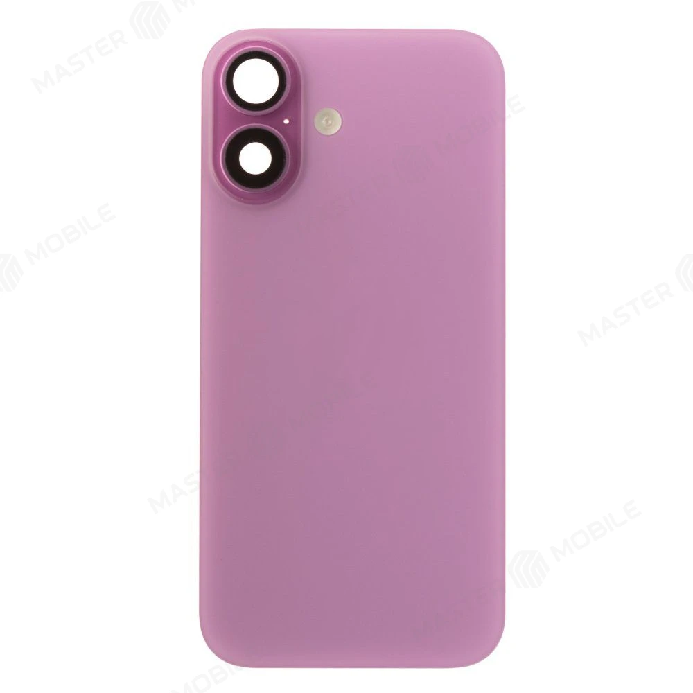 Задняя крышка для Apple iPhone 16 (розовый) (в сборе) (ORIG100) (Снятый) (возможен дефект ЛКП)