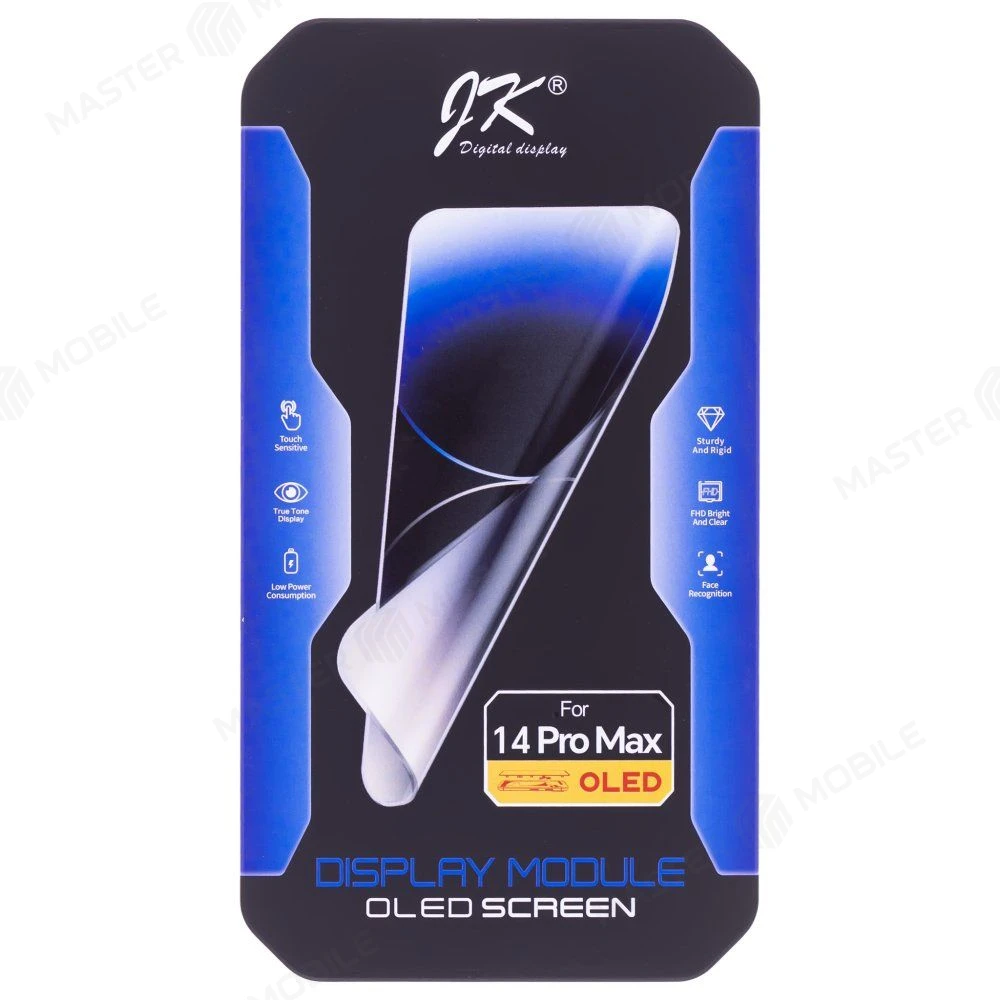 Дисплей для Apple iPhone 14 Pro Max + тачскрин (черный) (JK) (Soft Oled) (площадка под IC) фото №5