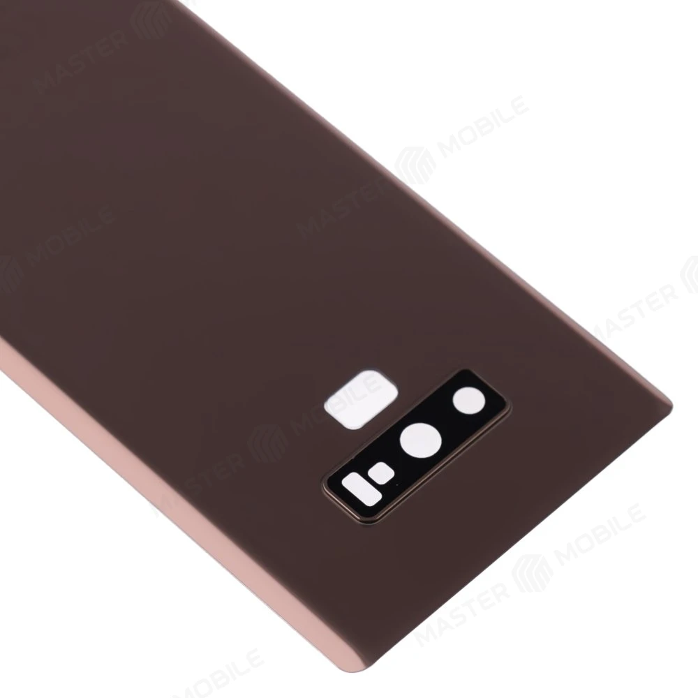 Задняя крышка для Samsung N960 Galaxy Note 9 (бронзовый) (в сборе со стеклом камеры) фото №3