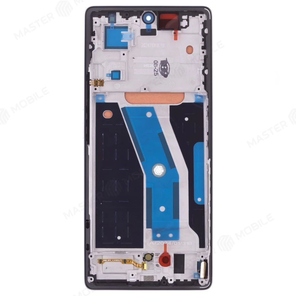 Дисплей для Infinix Note 40 (X6853) + тачскрин (серебристый) (в рамке) (ORIG100) (SP) фото №2