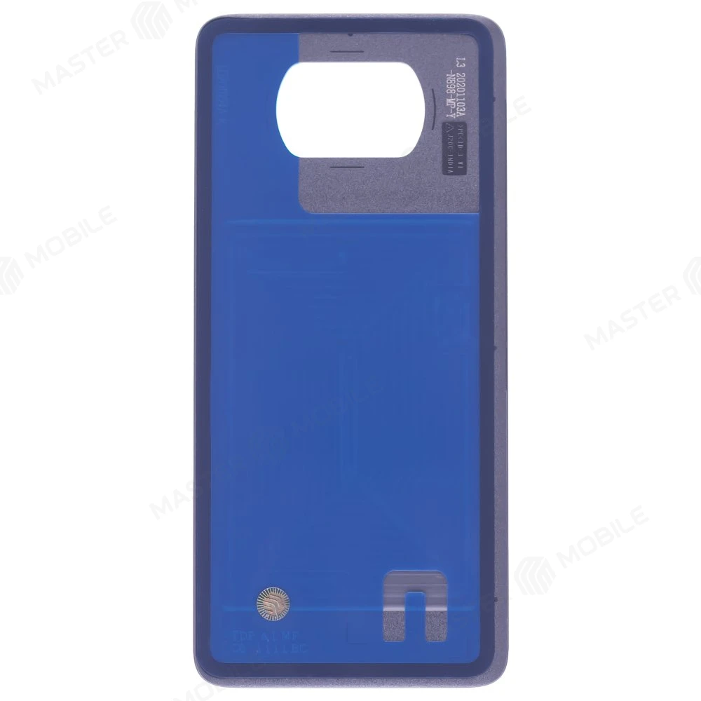 Задняя крышка для Xiaomi Poco X3 / Poco X3 NFC (M2007J20CG) / Poco X3 Pro (M2102J20SG) (серый) (Premium) фото №2