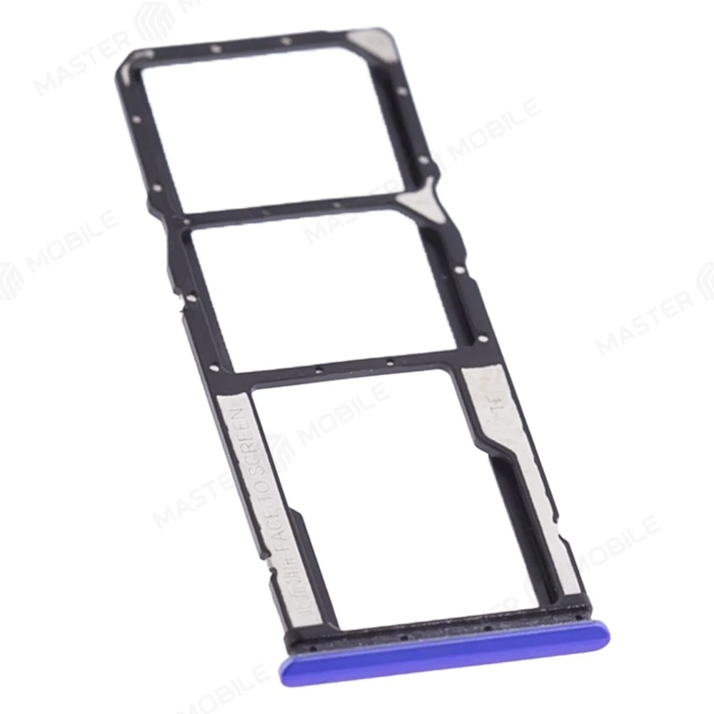 Держатель сим-карты для Xiaomi Redmi 9T (M2010J19SG/Y) (синий) фото №3