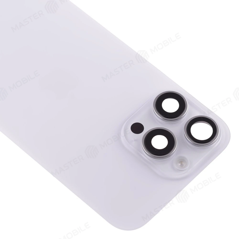 Задняя крышка для Apple iPhone 16 Pro Max (белый) (в сборе) (с разбора) (ORIG100) (возможен дефект ЛКП)  фото №3