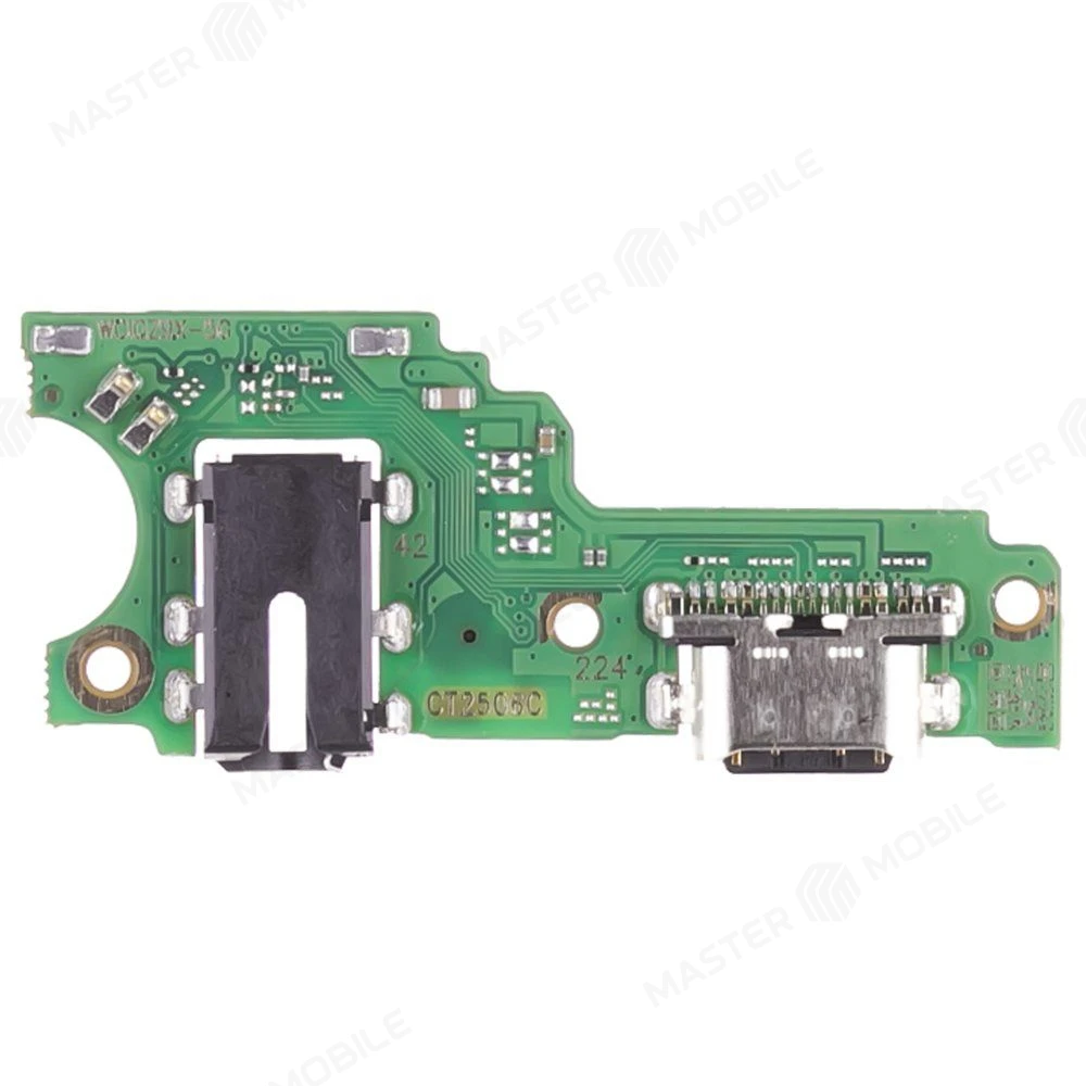 Нижняя плата для Vivo Y28 4G (V2352) с комп. + разъем зарядки + микрофон + разъем гарнитуры фото №2