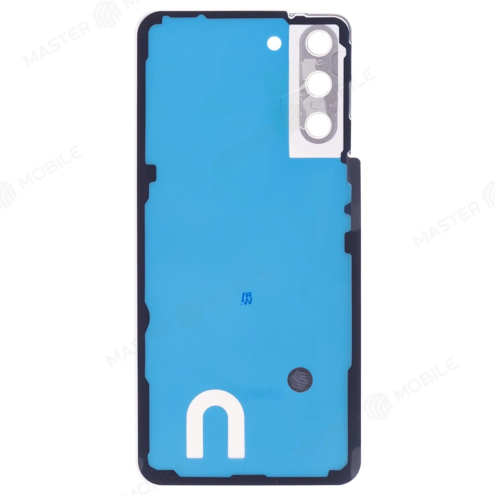 Задняя крышка для Samsung G991 Galaxy S21 (белый) (в сборе со стеклом камеры) фото №2