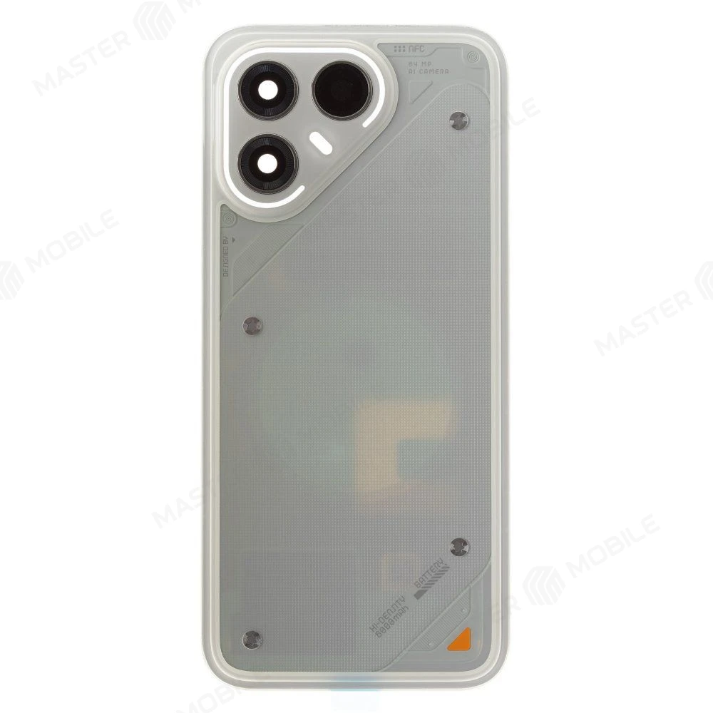 Задняя крышка для Tecno Pova 7 Pro 5G (LJ8) (серый) (в сборе со стеклом камеры) (ORIG100)