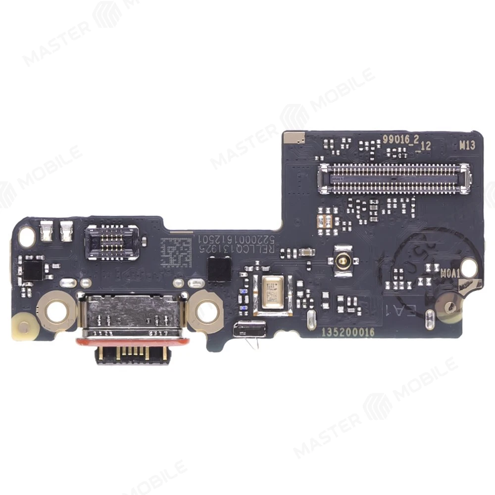 Нижняя плата для Xiaomi Redmi Note 14 Pro 5G (24090RA29G) / Poco X7 (24095PCADG) с комп. + разъем зарядки + микрофон + разъем SIM (ORIG100) фото №1