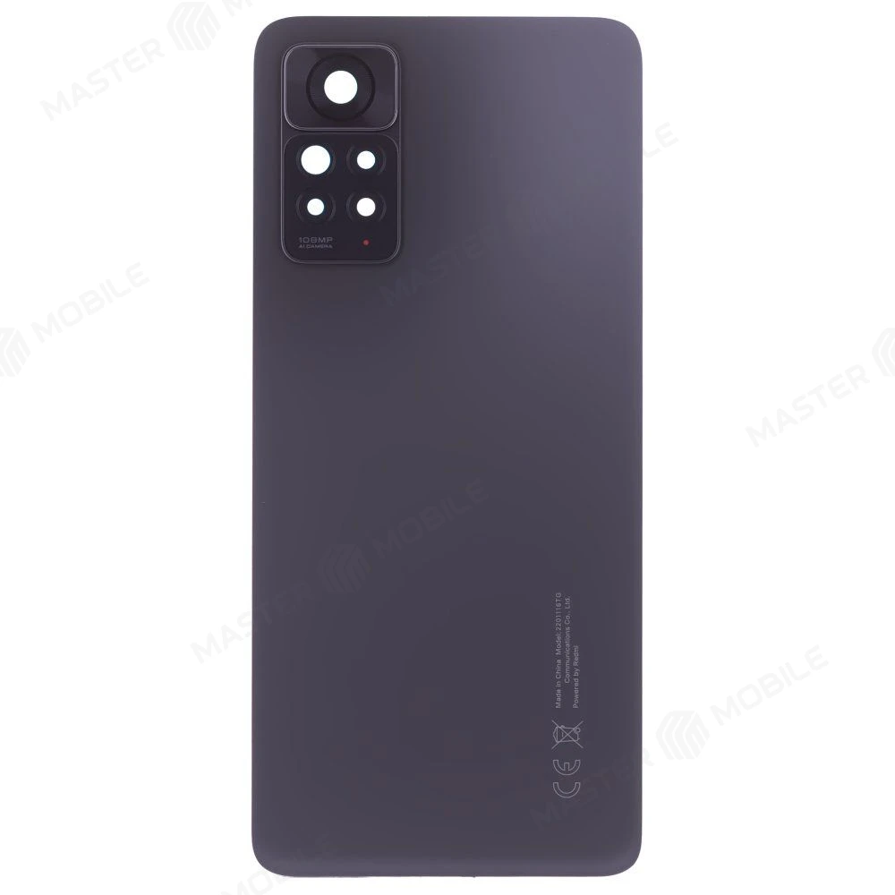 Задняя крышка для Xiaomi Redmi Note 11 Pro 4G (2201116TG) (черный) (в сборе со стеклом камеры) (ORIG100)  фото №1