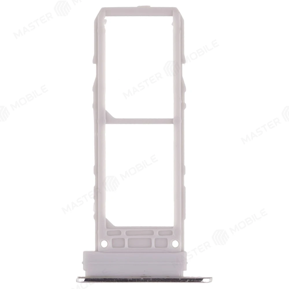 Держатель сим-карты для Samsung N970 Galaxy Note 10 (серебристый) фото №2