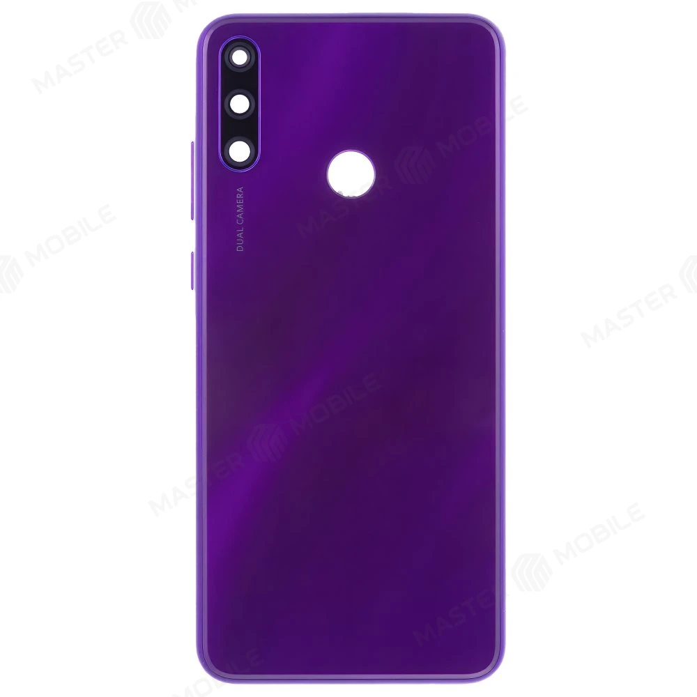 Задняя крышка для Huawei Y6p (MED-LX9N) (фиолетовый) (в сборе со стеклом камеры)