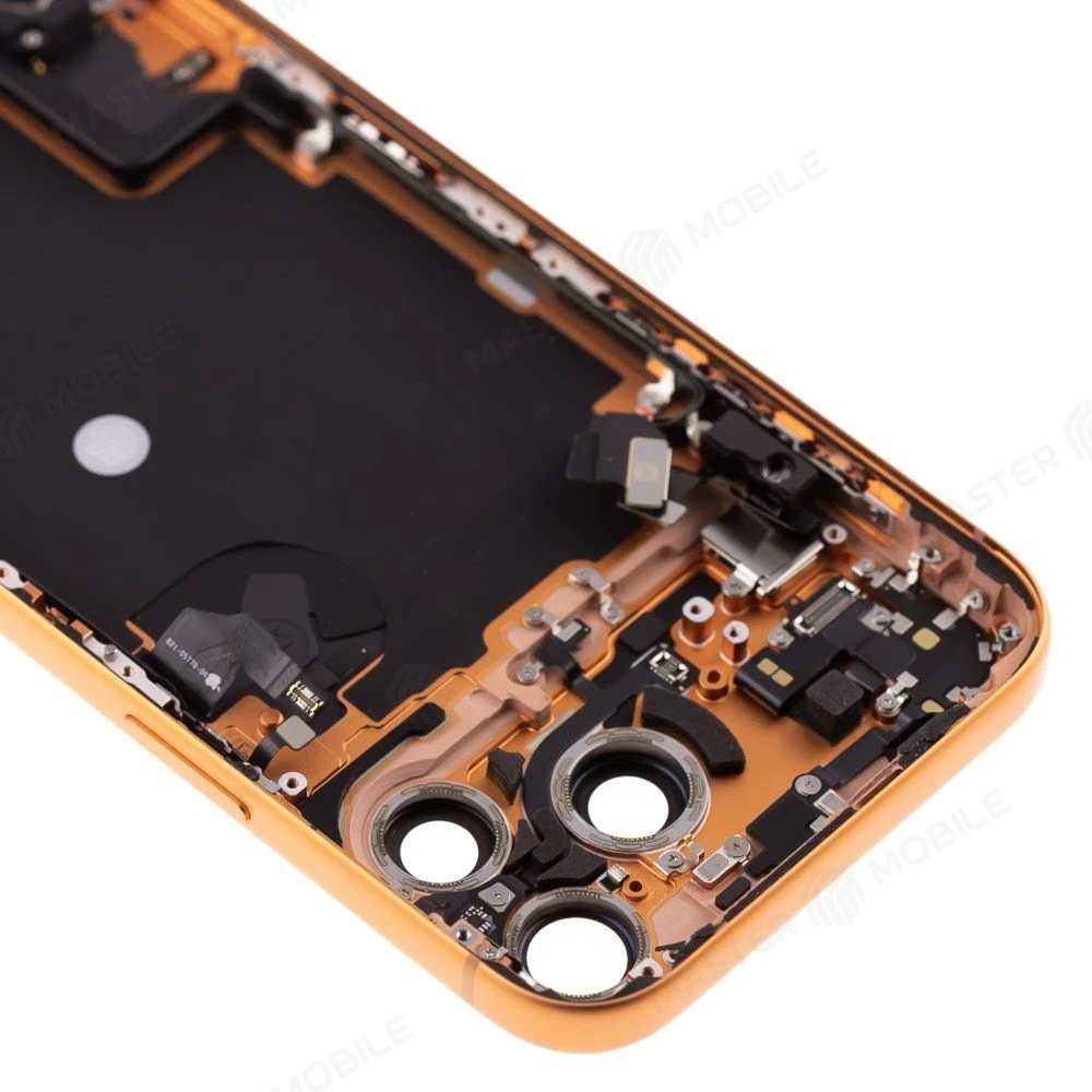 Корпус для Apple iPhone 17 Pro Max (SIM + eSIM) (оранжевый) (в сборе) (ORIG100) (Снятый) (возможен дефект ЛКП) фото №3