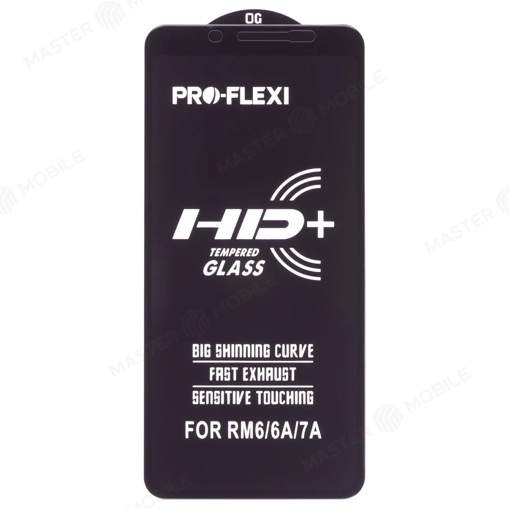 Защитное стекло 3D тех. пак. для Xiaomi Redmi 6 (M1804C3DG) / Redmi 6A (M1804C3CG) / Redmi 7A (M1903C3EG) (черный) 