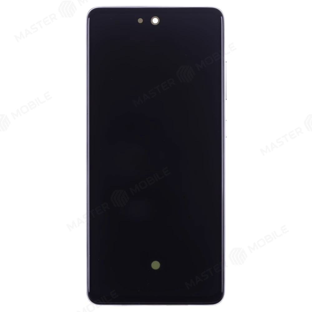 Дисплей для Samsung A525 Galaxy A52 / A526 Galaxy A52 5G / A528 Galaxy A52s + тачскрин (серебристый) (в рамке) (ORIG100)
