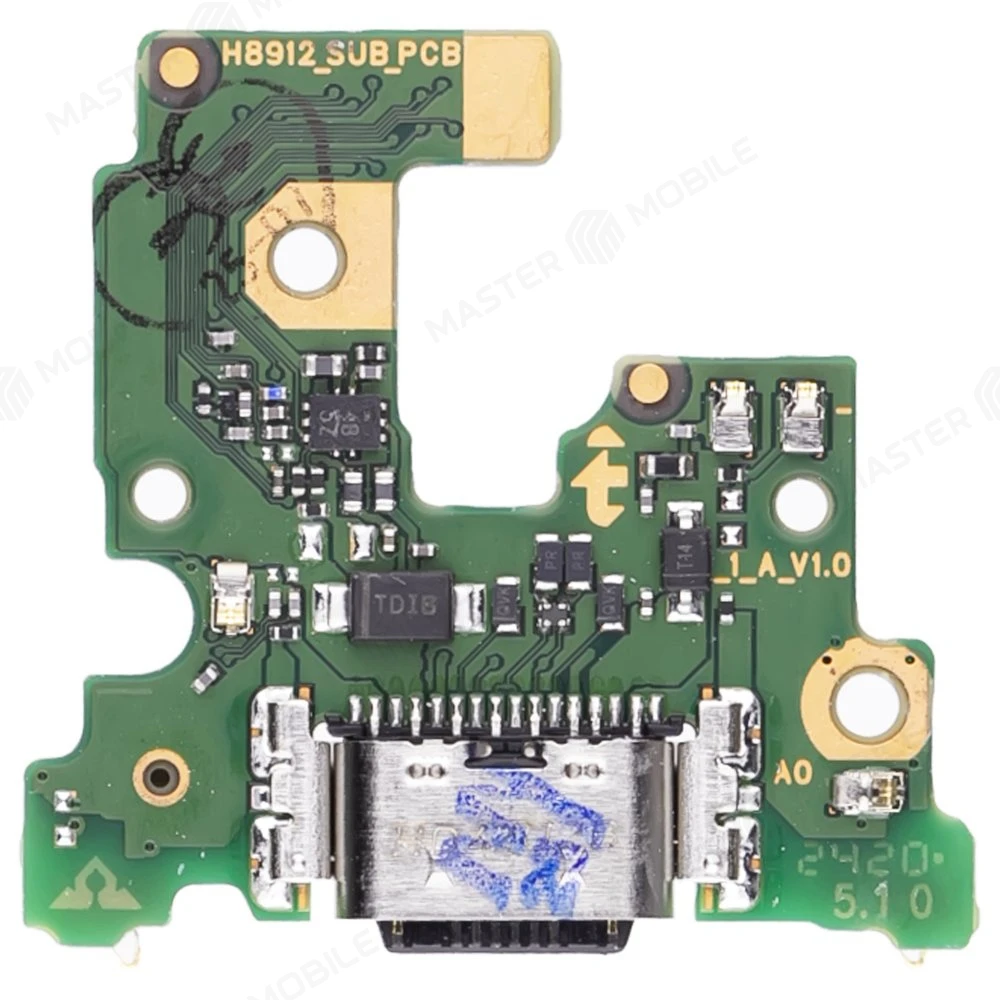 Нижняя плата для Infinix Hot 50 Pro+ 4G (X6880) с комп. + разъем зарядки + микрофон (ORIG100)  фото №2