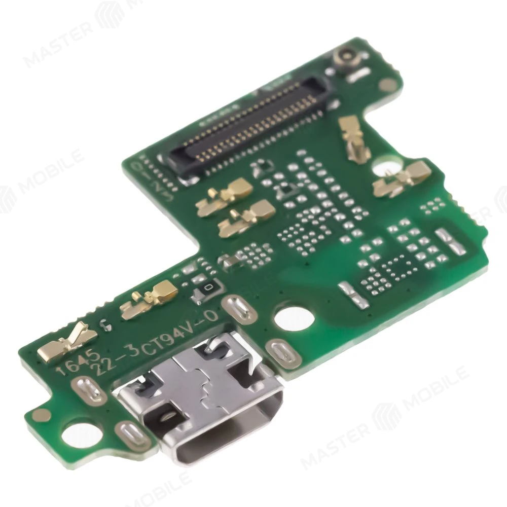 Нижняя плата для Huawei P10 Lite (WAS-L03T/WAS-LX1) с комп. + разъем зарядки + микрофон  фото №3