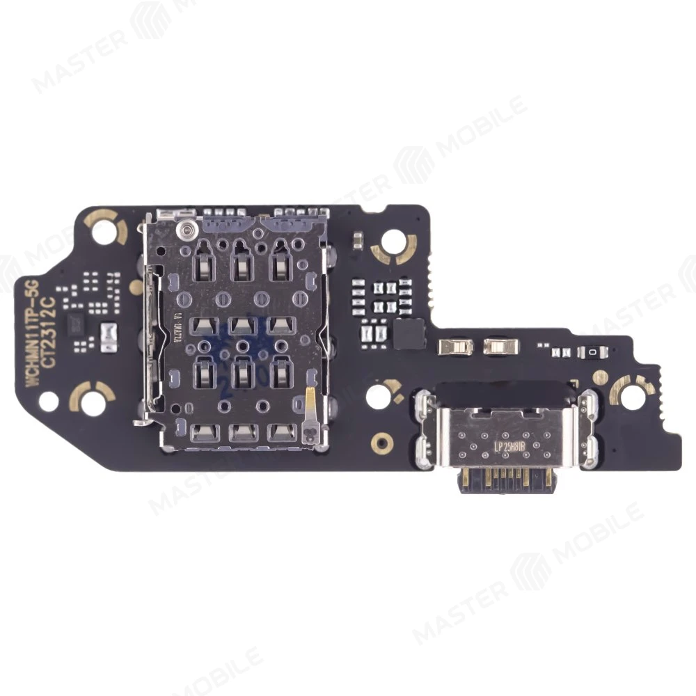 Нижняя плата для Xiaomi Poco X4 GT (22041216G) с комп. + разъем зарядки + микрофон  фото №2