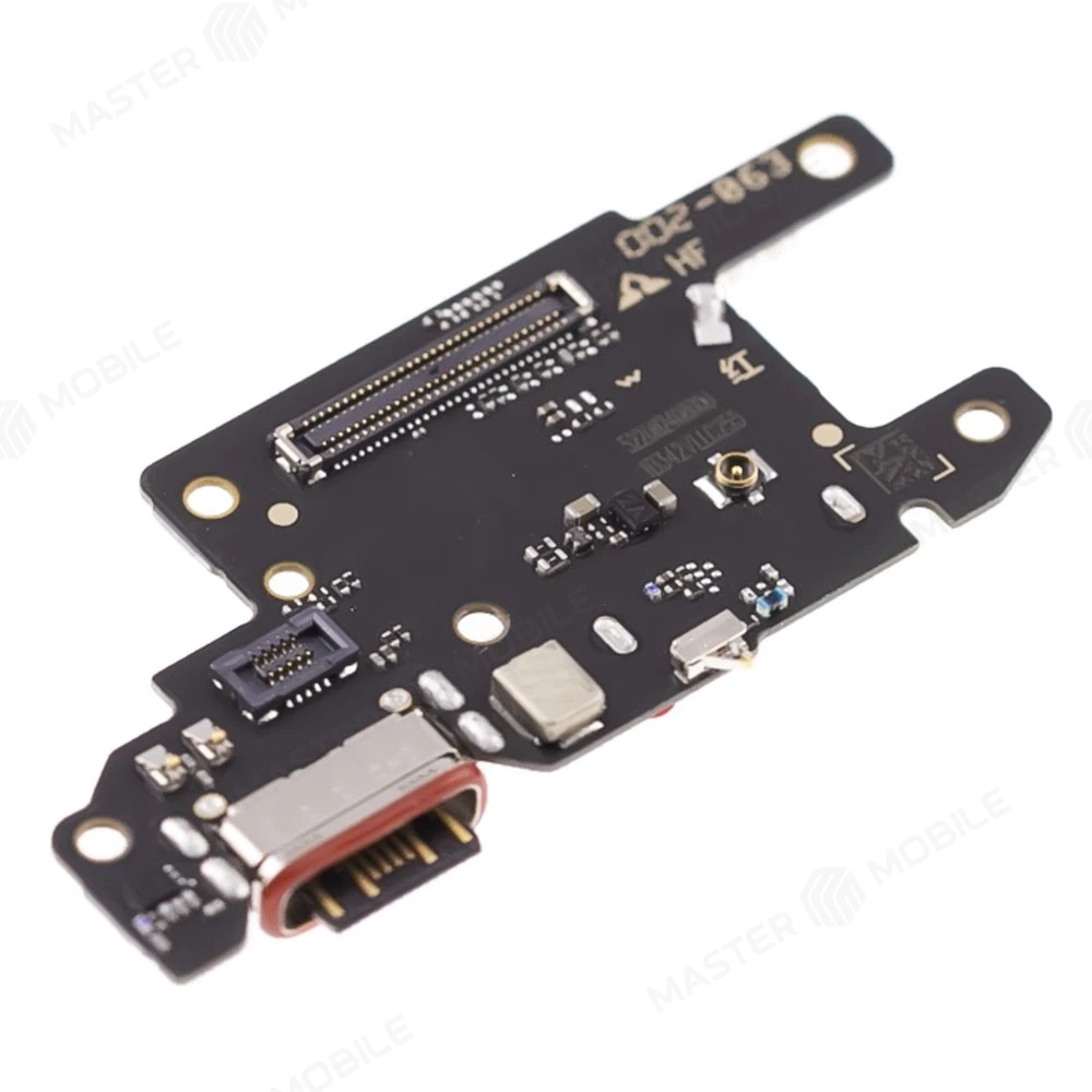 Нижняя плата для Xiaomi Poco X6 (23122PCD1G) / Redmi Note 13 Pro 5G (2312DRA50C) с комп. + разъем зарядки + микрофон (ORIG100) фото №3