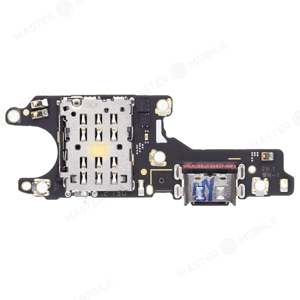 Нижняя плата для Huawei Honor 50 (NTH-NX9) с комп. + разъем зарядки + микрофон + разъем SIM (ORIG100)  фото №2