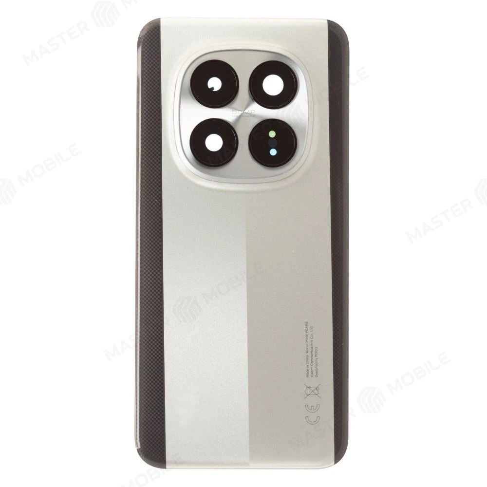 Задняя крышка для Xiaomi Poco M8 Pro (2510EPC8BG) (серый) (в сборе со стеклом камеры) фото №1