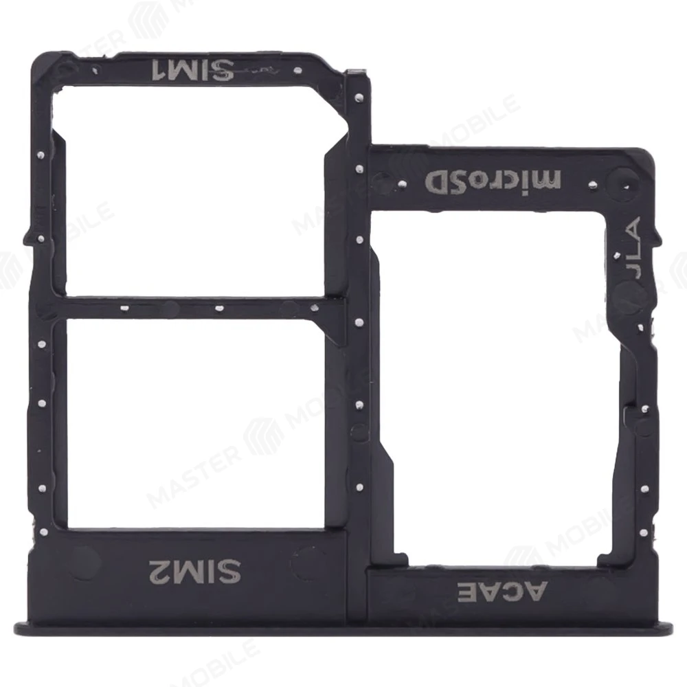 Держатель сим-карты для Samsung A315 Galaxy A31 / A405 Galaxy A40 (черный)