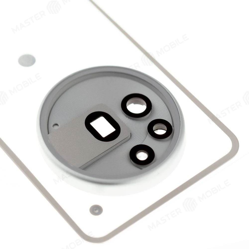 Задняя крышка для Nothing Phone 3a Pro (A059P) (серый) (в сборе со стеклом камеры) фото №3
