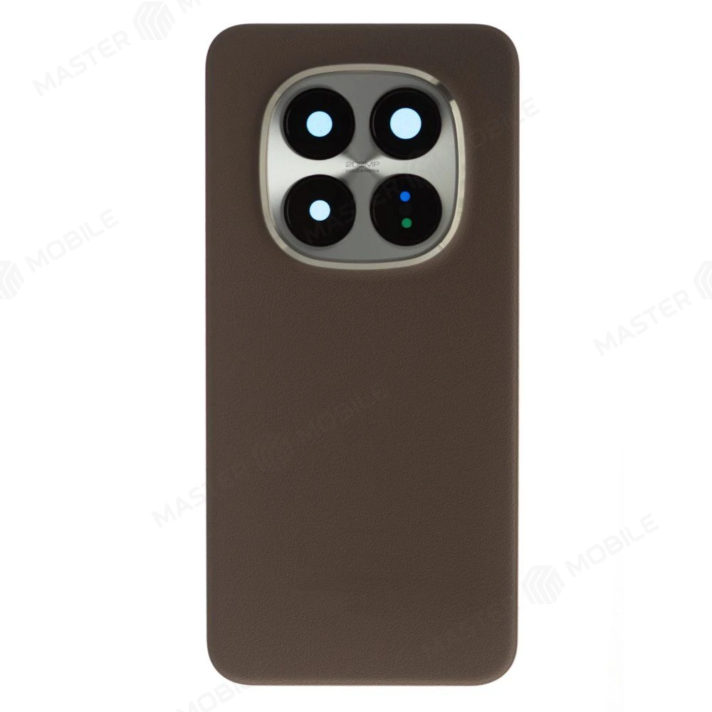 Задняя крышка для Xiaomi Redmi Note 15 Pro+ (2510ERA8BG) (коричневый) (в сборе со стеклом камеры)