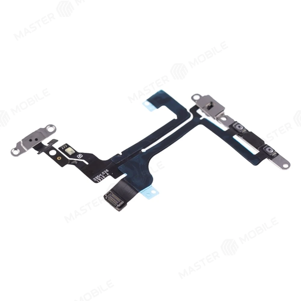 Шлейф для Apple iPhone 5c с комп. (на кнопку включения и кнопки громкости) + микрофон  фото №3