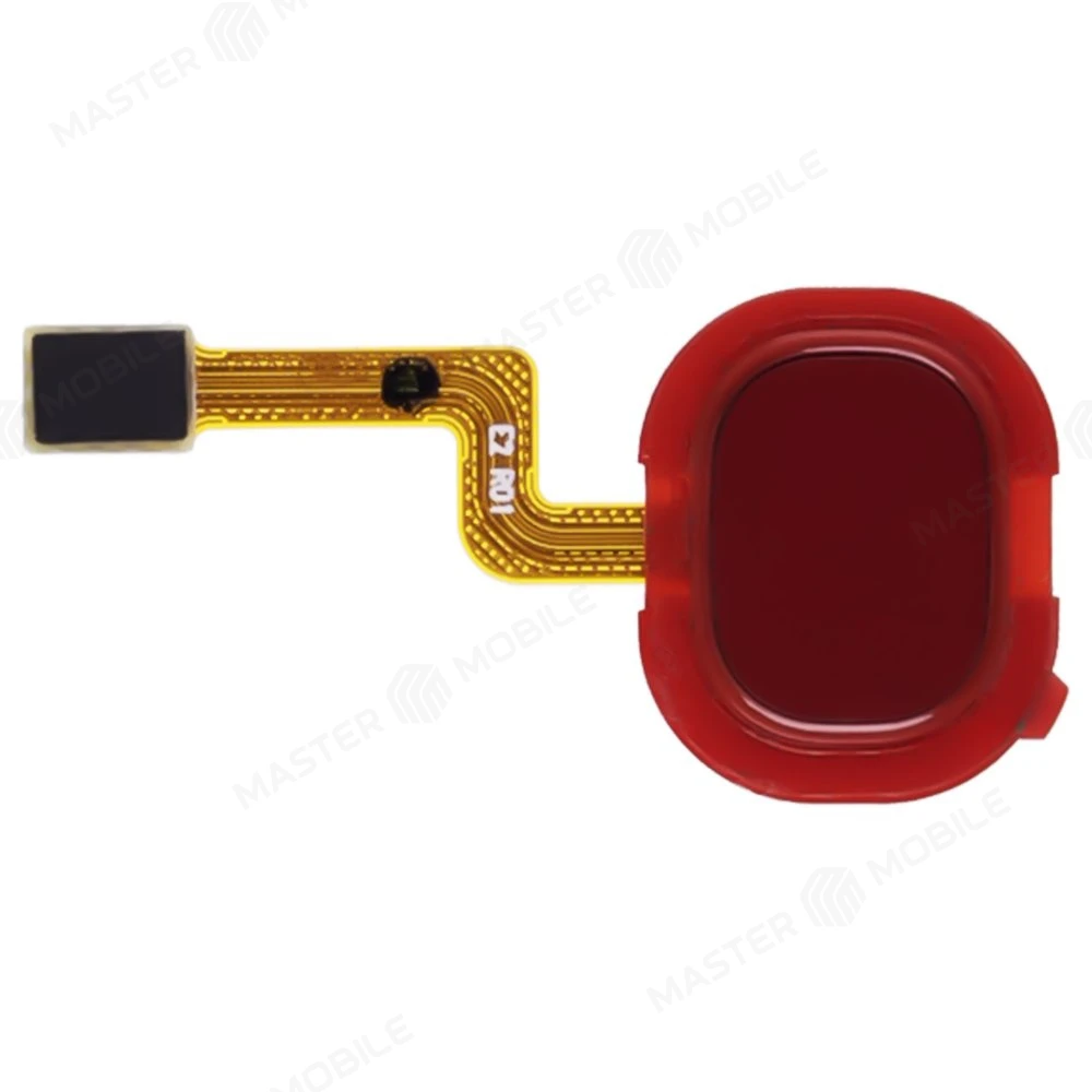 Шлейф для Samsung A217 Galaxy A21s с комп. + сканер отпечатка пальца (красный)  фото №1