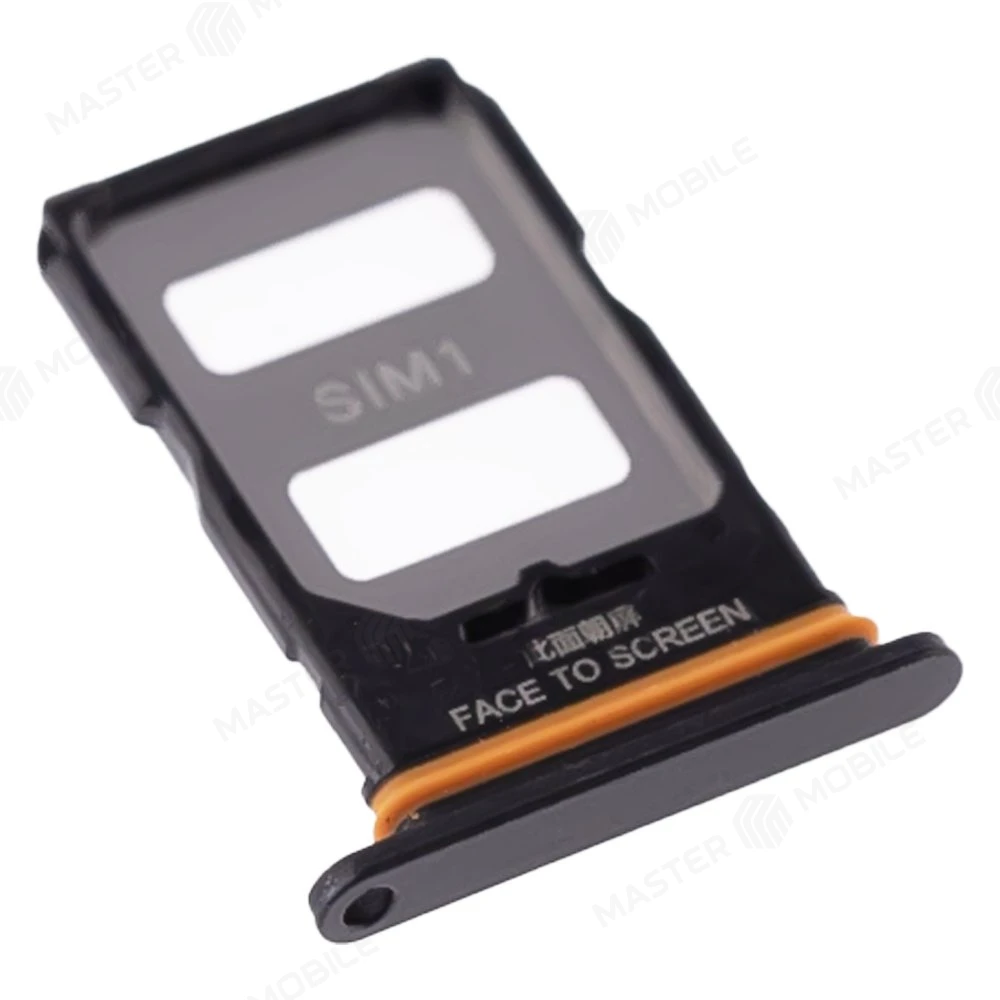 Держатель сим-карты для Xiaomi Redmi Note 13 Pro+ 5G (23090RA98C) (черный) фото №3