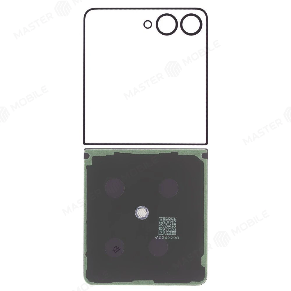 Задняя крышка для Samsung F766 Galaxy Z Flip 7 (голубой) (комплект) фото №2