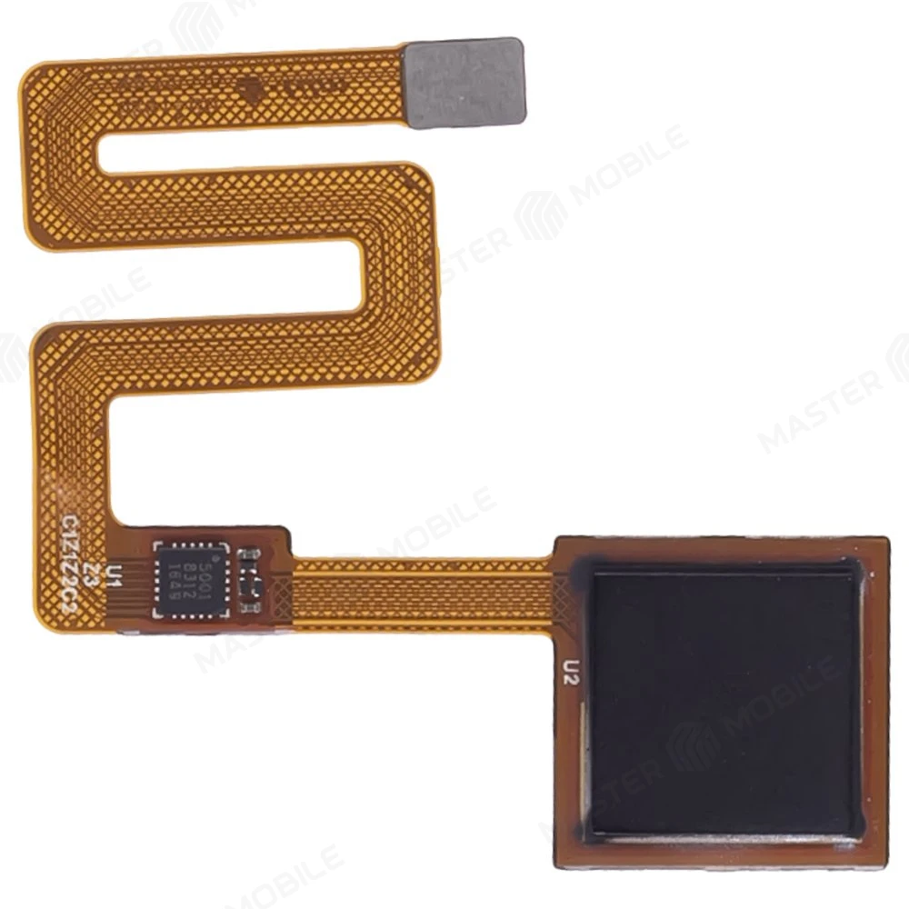 Шлейф для Xiaomi Redmi Note 4 с комп. + сканер отпечатка пальца (черный)  фото №1