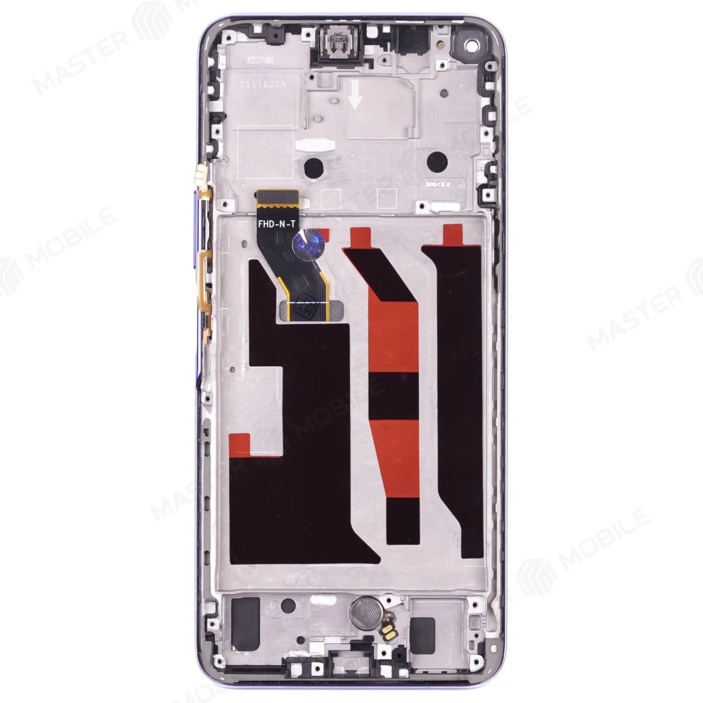 Дисплей для Huawei Nova 8i (NEN-LX1) / Honor 50 Lite (NTN-LX1) + тачскрин (серебристый) (в рамке) (ORIG) фото №2