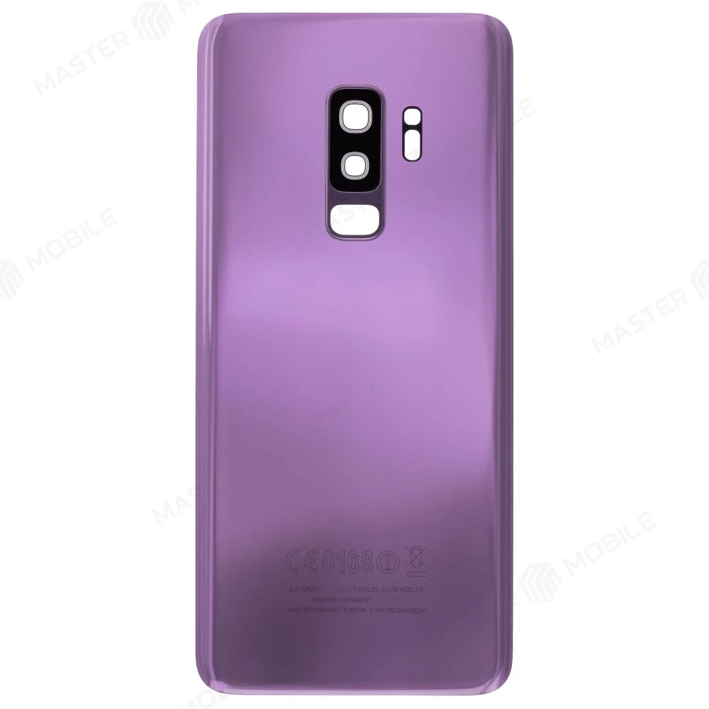 Задняя крышка для Samsung G965 Galaxy S9+ (фиолетовый) (в сборе со стеклом камеры)