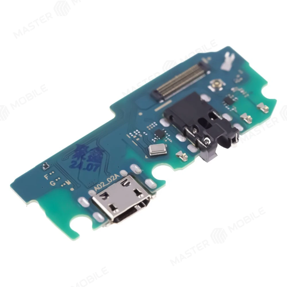 Нижняя плата для Samsung A022 Galaxy A02 с комп. + разъем зарядки + разъем гарнитуры + микрофон  фото №3