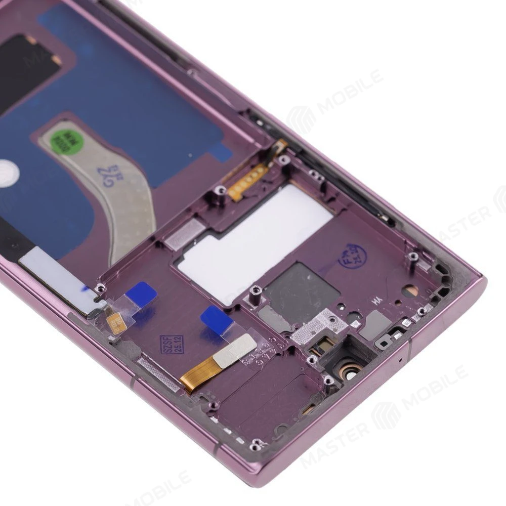 Дисплей для Samsung S908 Galaxy S22 Ultra + тачскрин (бордовый) (в рамке) (OLED) (Full Size) фото №3