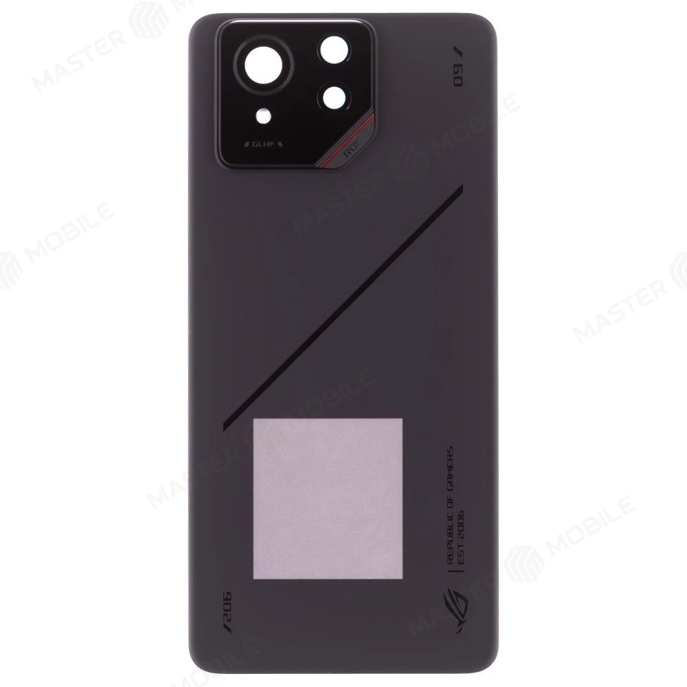 Задняя крышка для Asus ROG Phone 9 Pro (AI2501) (черный) (в сборе со стеклом камеры) (ORIG100) фото №1