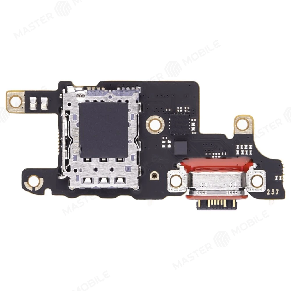 Нижняя плата для Xiaomi Poco X7 Pro (2412DPC0AG) с комп. + разъем зарядки + микрофон + разъем SIM фото №2