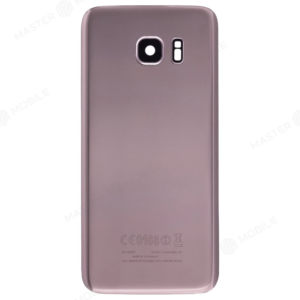 Задняя крышка для Samsung G935 Galaxy S7 Edge (розовый) (в сборе со стеклом камеры) фото №1
