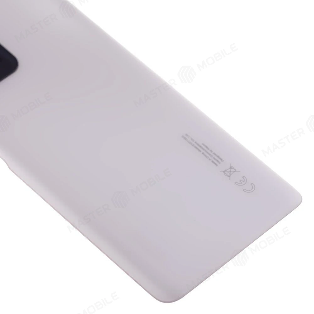 Задняя крышка для Xiaomi 11T (21081111RG) (белый) (в сборе со стеклом камеры) (ORIG100)  фото №4