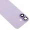 Задняя крышка для Apple iPhone 17 (SIM + eSIM) / iPhone 17 (eSIM) (фиолетовый) (в сборе со стеклом камеры) (Premium) фото №3